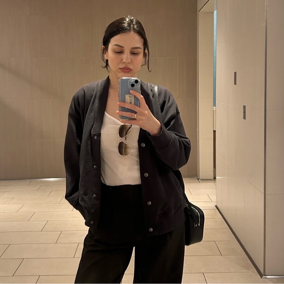 Zara oversized snap bomber jacket - Picture 2 of 7